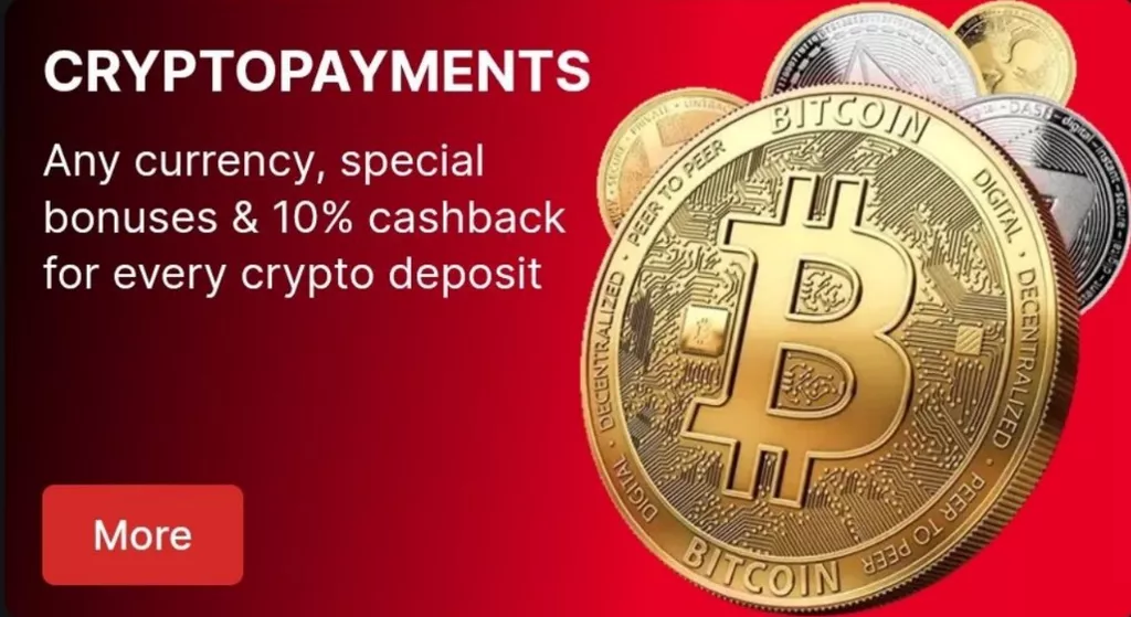 Офшорная БК Фонбет начисляет бонус за совершение депозитов в криптовалюте