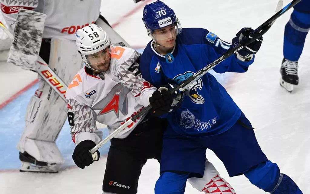 «Авангард» одержал непростую победу над «Барысом» в домашнем матче КХЛ