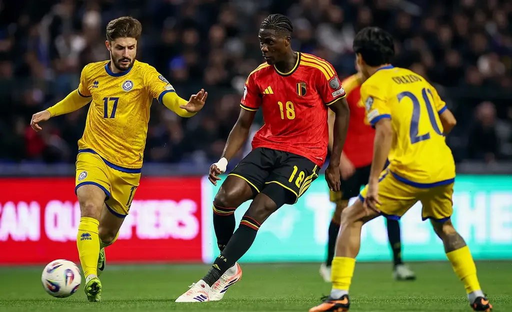 Сборная Бельгии в большинстве не смогла обыграть Казахстан в матче отбора на ЧМ-2026