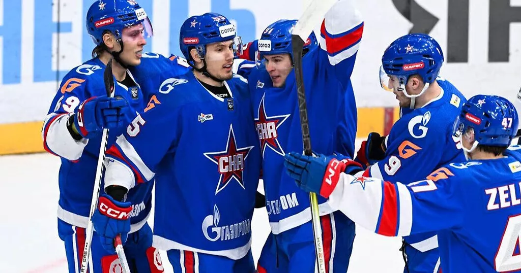 СКА в гостях обыграла «Северсталь» благодаря двум шайбам в концовке встречи