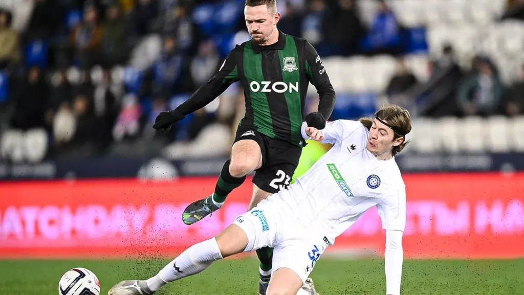 «Краснодар» обыграл «Оренбург» в 1/4 финала Кубка России благодаря дублю Кордобы в концовке