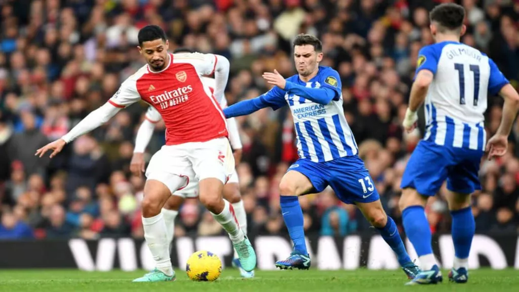 «Арсенал» вернулся на первое место АПЛ, дома победив «Брайтон» в 18-м туре АПЛ