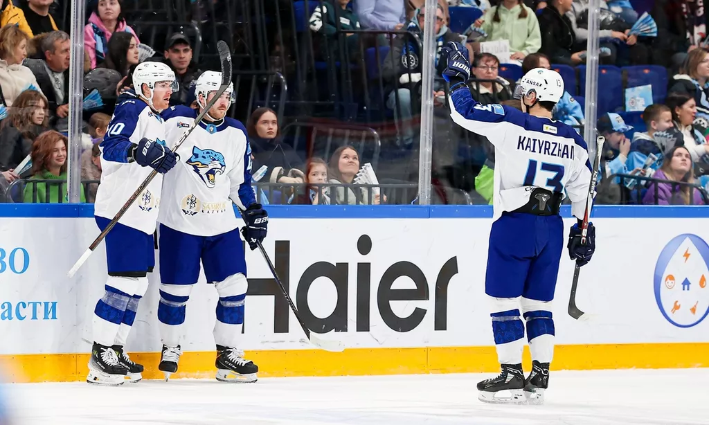 «Барыс» прервал семиматчевую серию побед московского «Динамо» в регулярке КХЛ