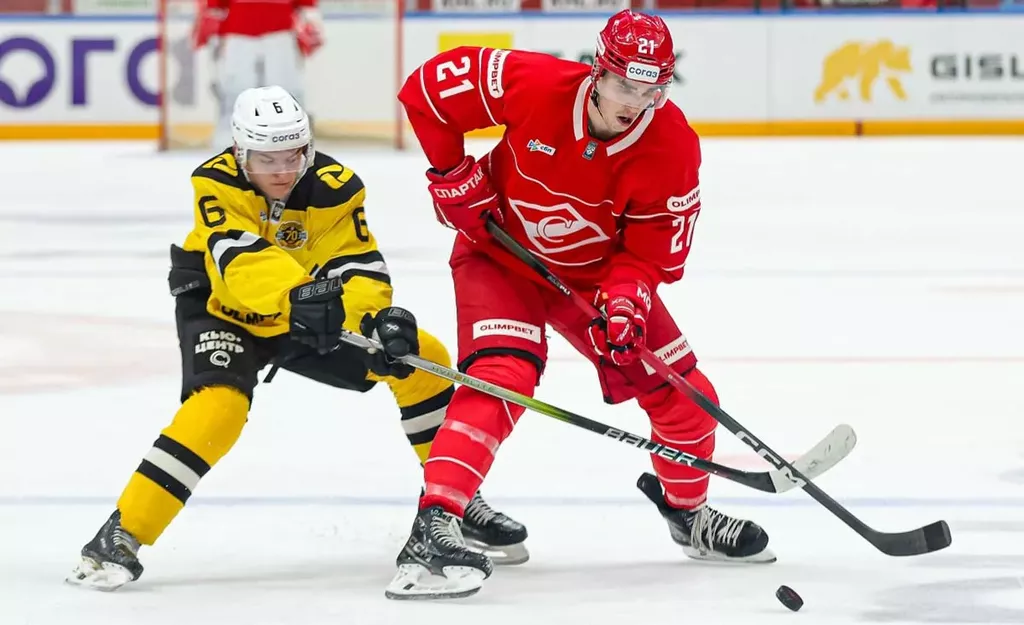 «Спартак» с минимальным преимуществом обыграл «Северсталь» в гостевом матче КХЛ