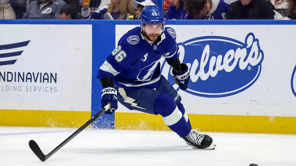 Никита Кучеров установил рекорд «Тампы-Бэй», оформив минимум 50 ассистов в 7 сезонах НХЛ