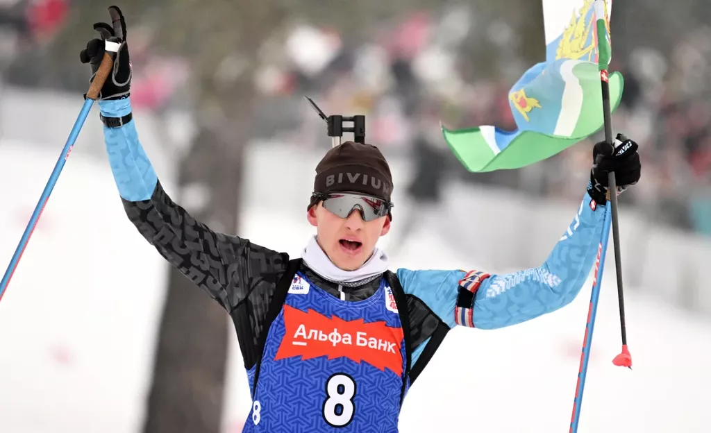 Савелий Коновалов — победитель спринта на этапе Кубка Содружества в Раубичах