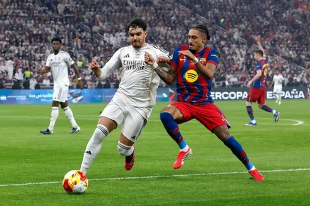 «Барселона» и «Реал» забили три гола в компенсированное время к первому тайму Суперкубка Испании