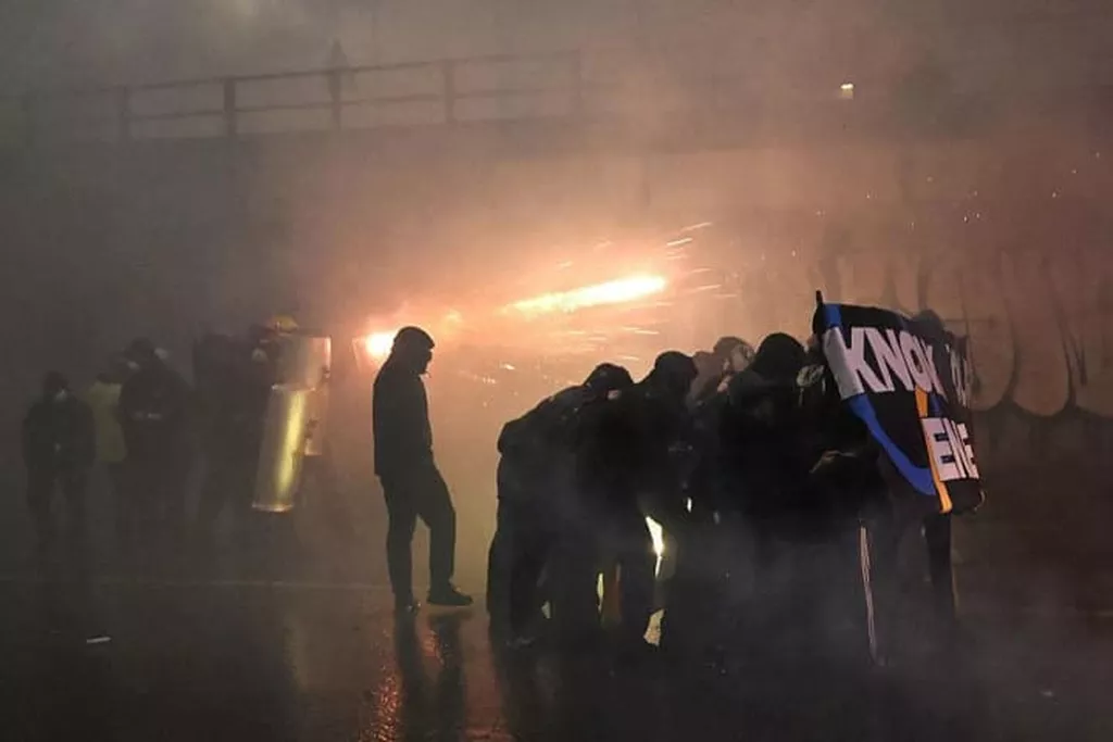 В Милане прошли беспорядки во время акции протеста против Олимпиады