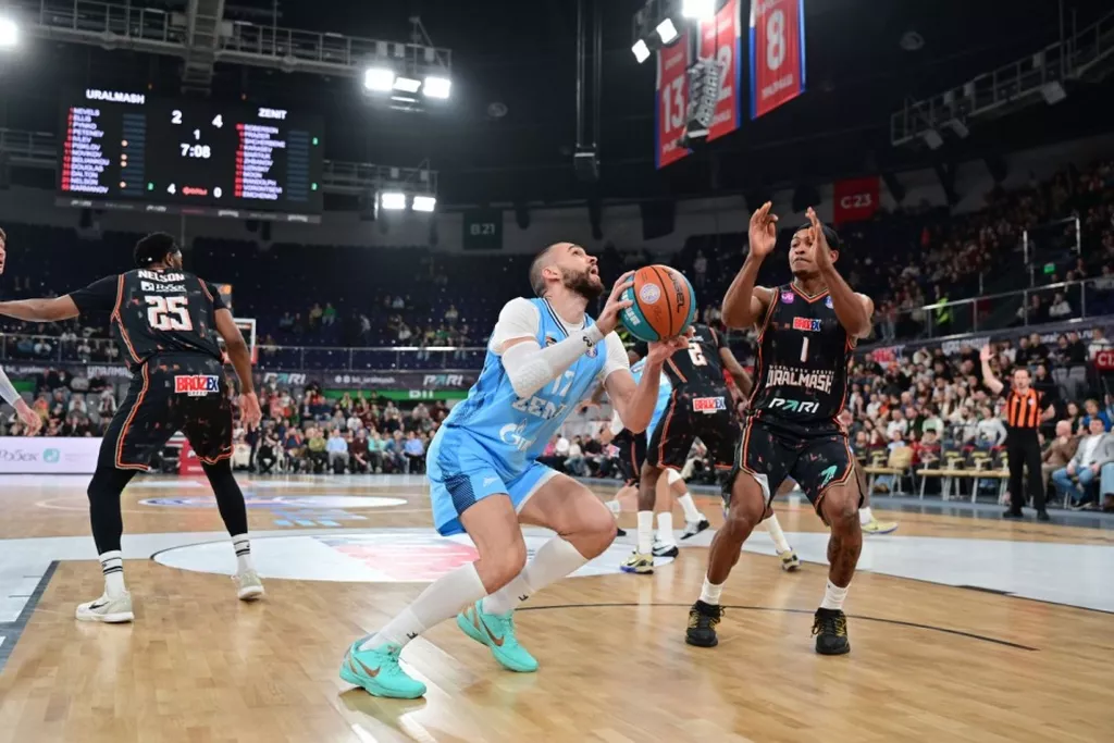 Баскетбольный «Зенит» победил «Уралмаш» в матче Единой лиги ВТБ
