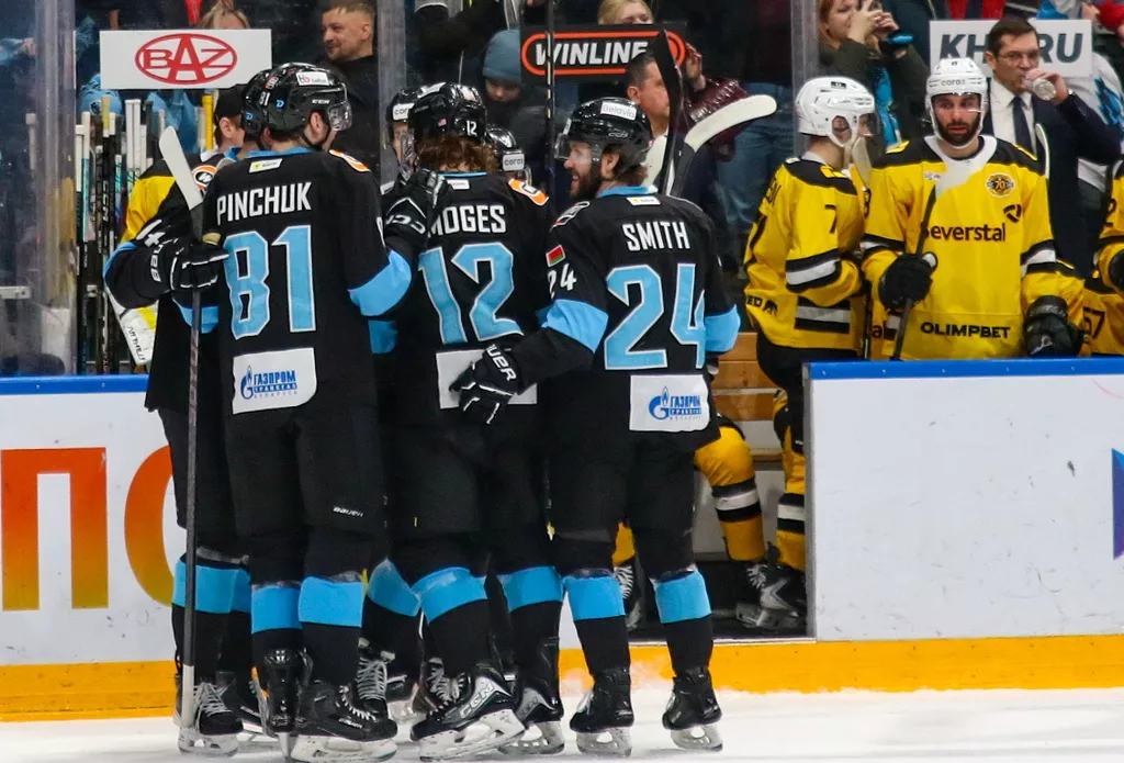 Минское «Динамо» обыграло «Северсталь» в результативном матче КХЛ