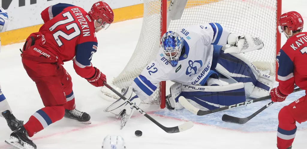 «Локомотив» в домашнем матче КХЛ обыграл московское «Динамо»