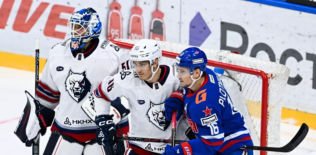 СКА обыграл «Нефтехимик» в выездном матче КХЛ