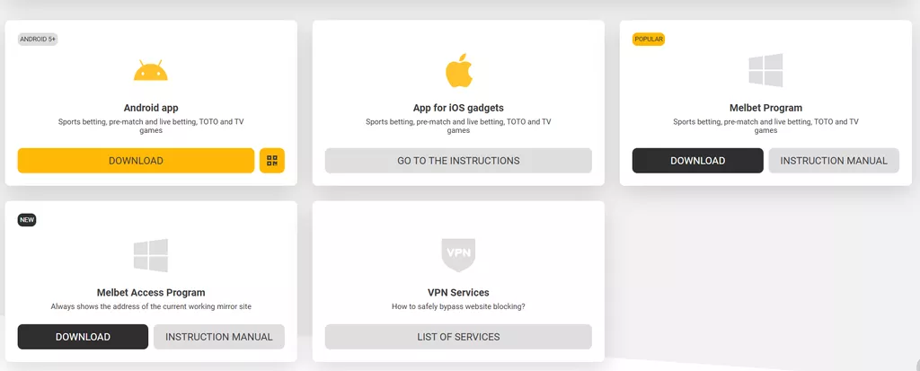MelBet Apps