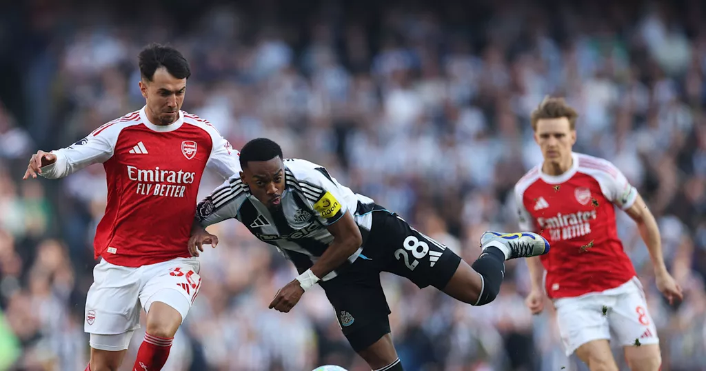 «Арсенал» с минимальным счетом обыграл «Ньюкасл» в матче 34-го тура АПЛ